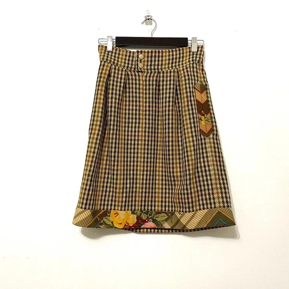 Vintage - RARE Checked Plaid Christian Lacroix Skirt - Picture 6 of 8